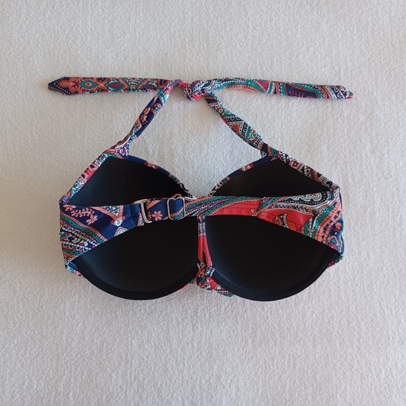 VENUS Adore Me Paisley Print Bikini Set, Top Size DD, Bottom Size 14 - Picture 7 of 16